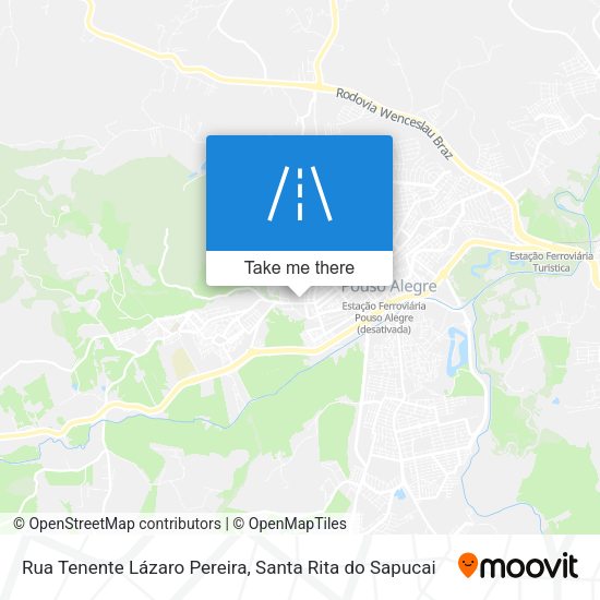 Rua Tenente Lázaro Pereira map