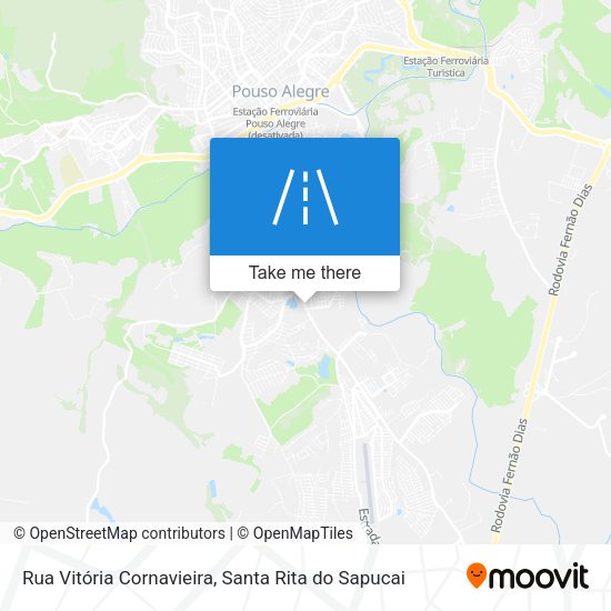 Rua Vitória Cornavieira map