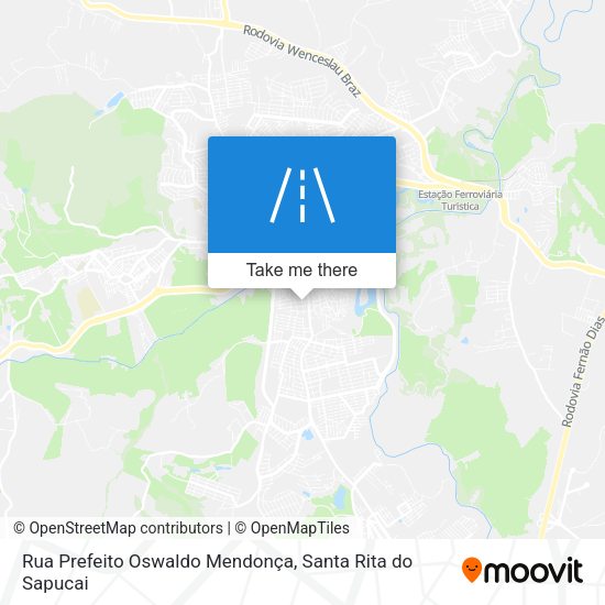 Rua Prefeito Oswaldo Mendonça map