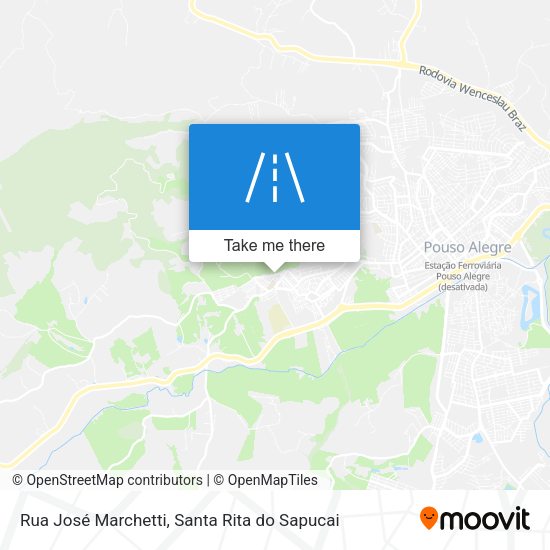 Rua José Marchetti map