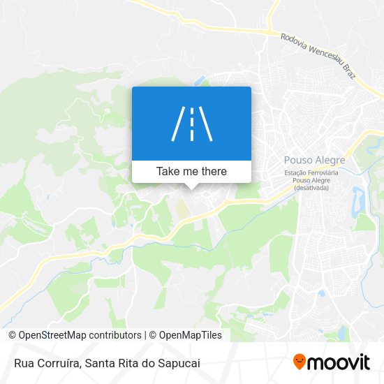 Rua Corruíra map