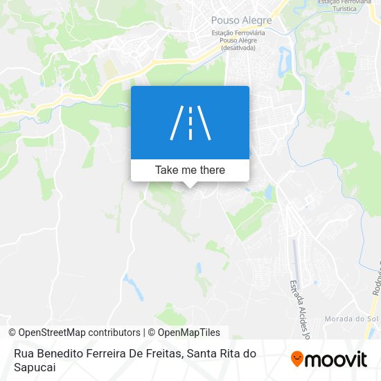 Rua Benedito Ferreira De Freitas map
