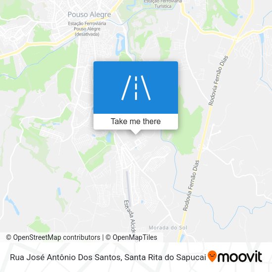 Rua José Antônio Dos Santos map