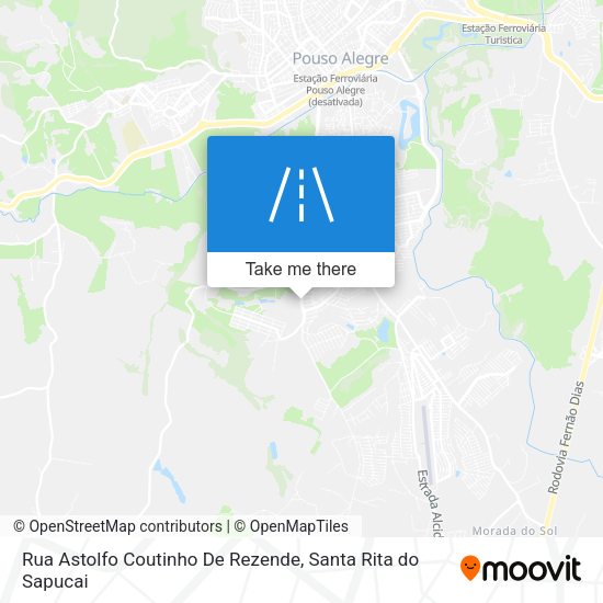 Rua Astolfo Coutinho De Rezende map