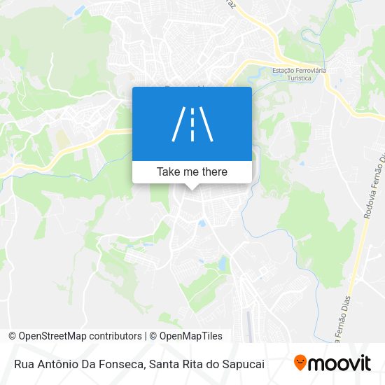 Rua Antônio Da Fonseca map