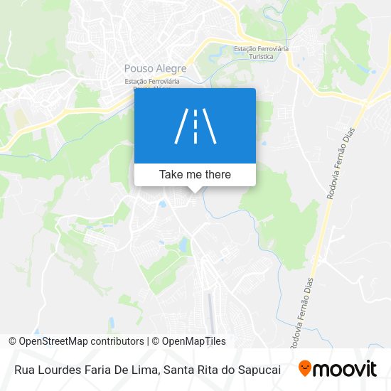 Rua Lourdes Faria De Lima map