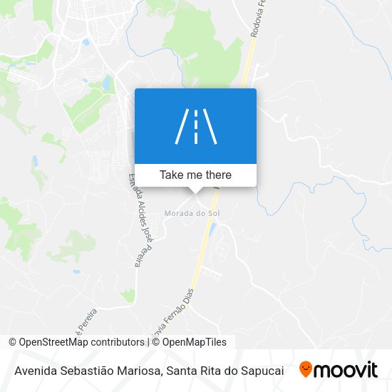 Avenida Sebastião Mariosa map