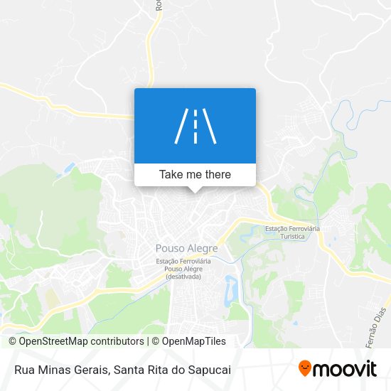 Rua Minas Gerais map