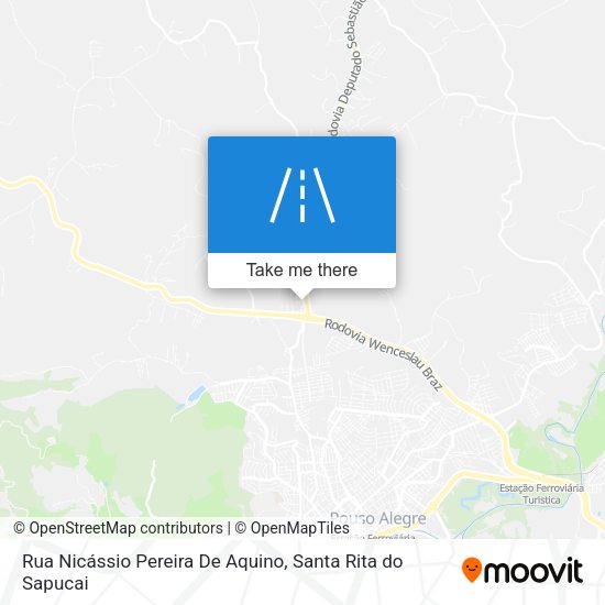 Rua Nicássio Pereira De Aquino map