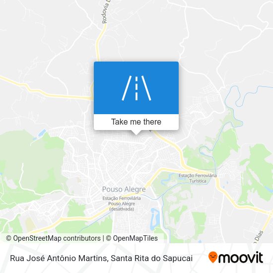 Rua José Antônio Martins map