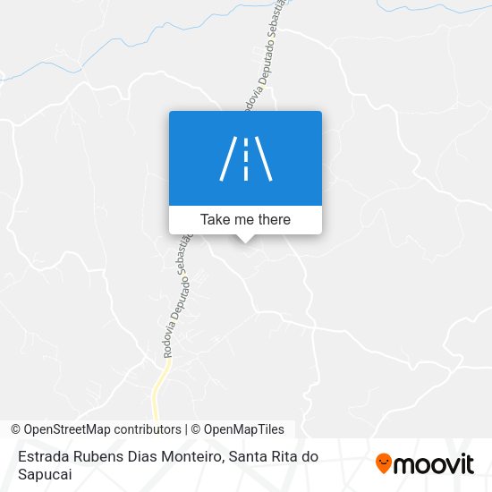 Estrada Rubens Dias Monteiro map