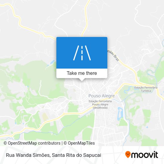 Rua Wanda Simões map