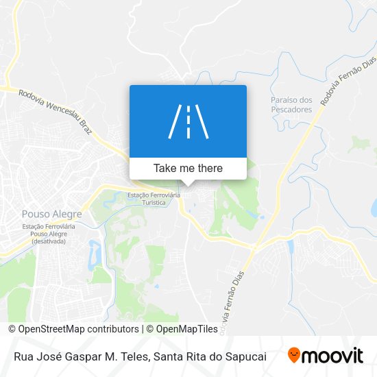 Rua José Gaspar M. Teles map
