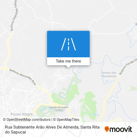 Rua Subtenente Arão Alves De Almeida map