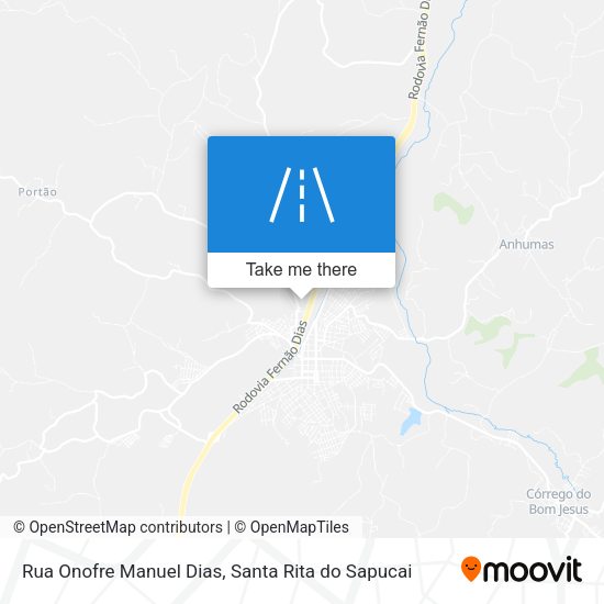 Rua Onofre Manuel Dias map