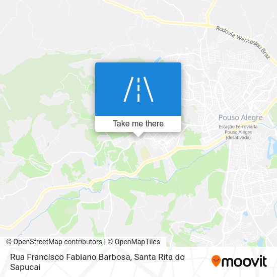 Rua Francisco Fabiano Barbosa map