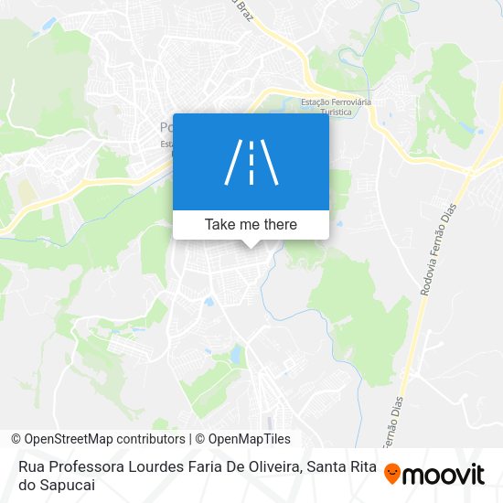 Rua Professora Lourdes Faria De Oliveira map