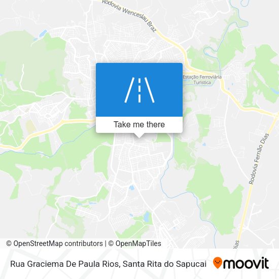 Rua Graciema De Paula Rios map