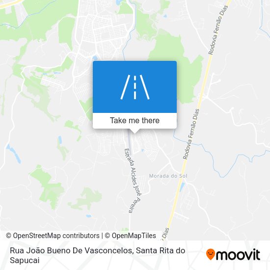 Rua João Bueno De Vasconcelos map