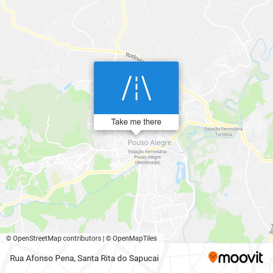 Rua Afonso Pena map