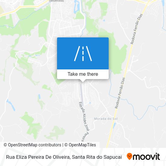 Rua Eliza Pereira De Oliveira map