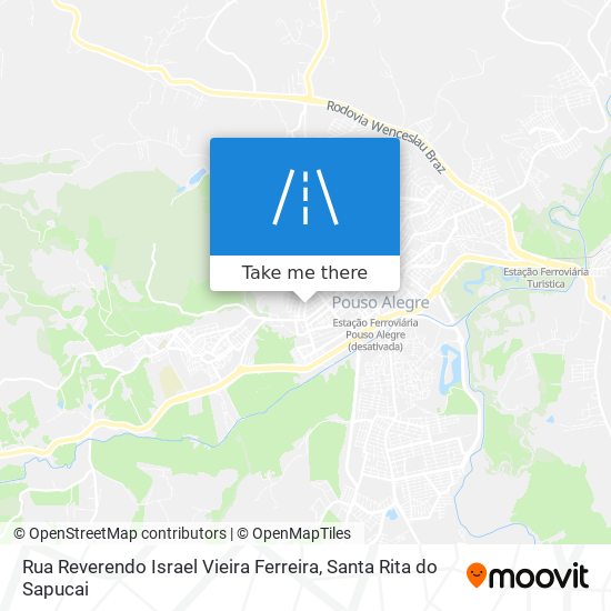 Rua Reverendo Israel Vieira Ferreira map