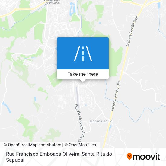 Rua Francisco Emboaba Oliveira map