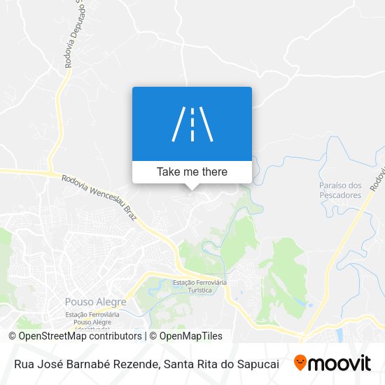 Rua José Barnabé Rezende map