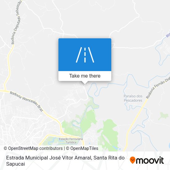 Estrada Municipal José Vítor Amaral map