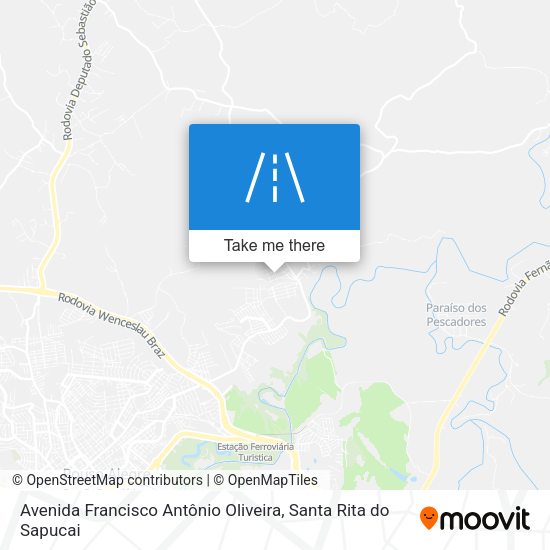 Avenida Francisco Antônio Oliveira map