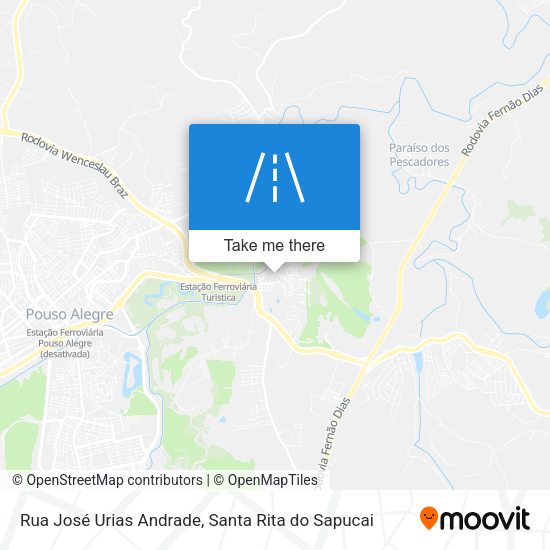 Rua José Urias Andrade map