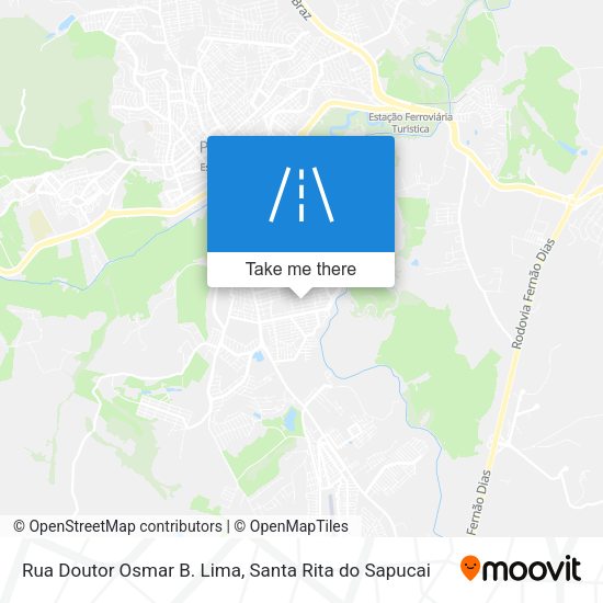 Rua Doutor Osmar B. Lima map