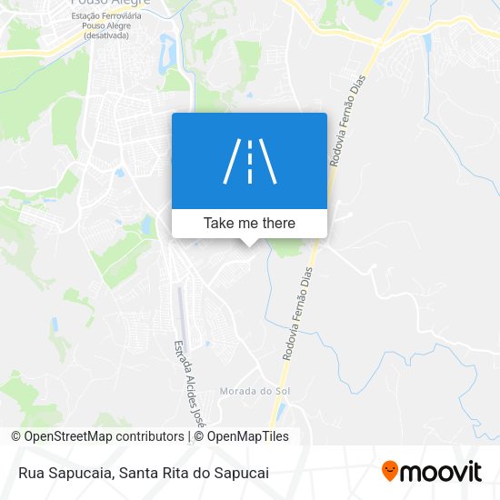 Rua Sapucaia map