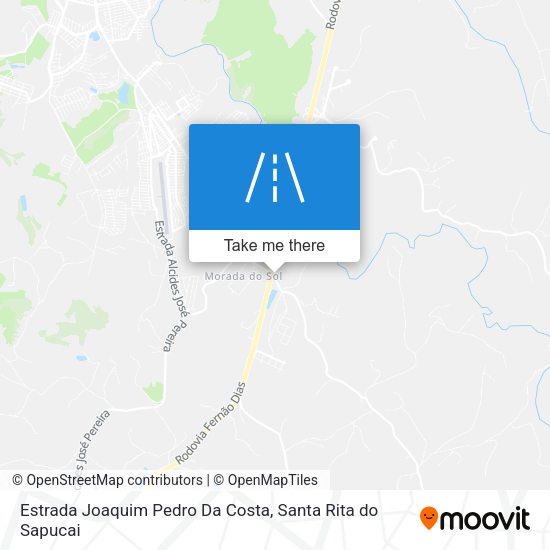 Estrada Joaquim Pedro Da Costa map