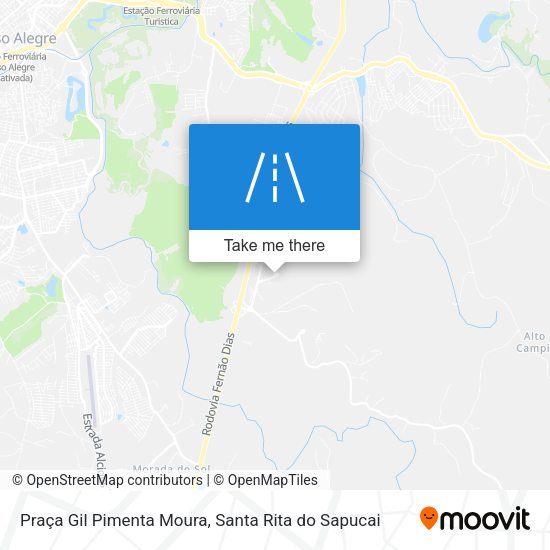 Praça Gil Pimenta Moura map