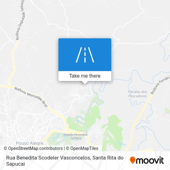Rua Benedita Scodeler Vasconcelos map