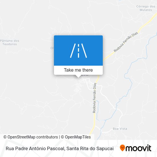 Rua Padre Antônio Pascoal map