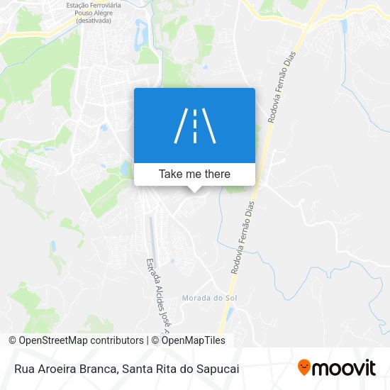 Rua Aroeira Branca map