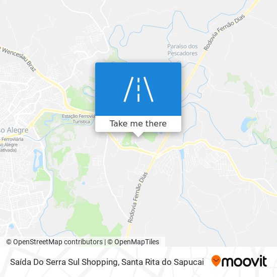 Saída Do Serra Sul Shopping map