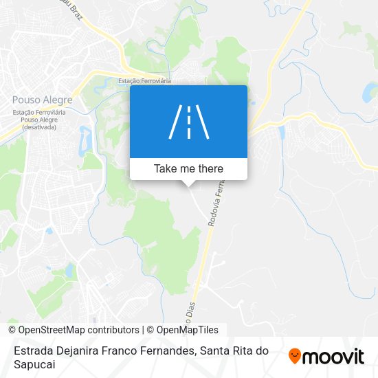 Estrada Dejanira Franco Fernandes map