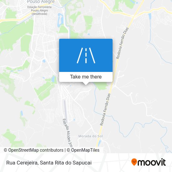 Rua Cerejeira map