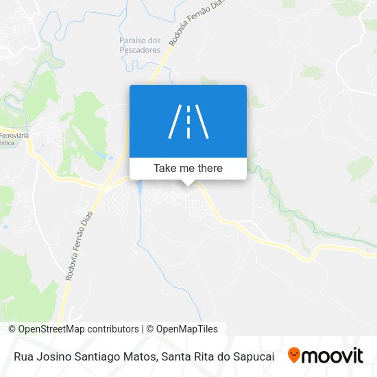 Rua Josino Santiago Matos map
