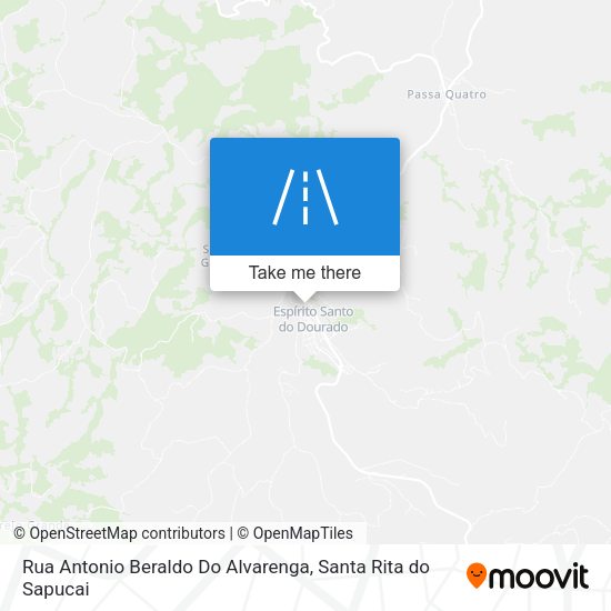 Rua Antonio Beraldo Do Alvarenga map