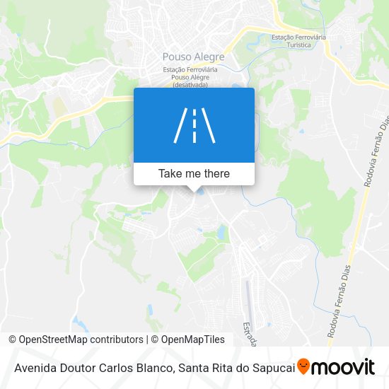 Avenida Doutor Carlos Blanco map
