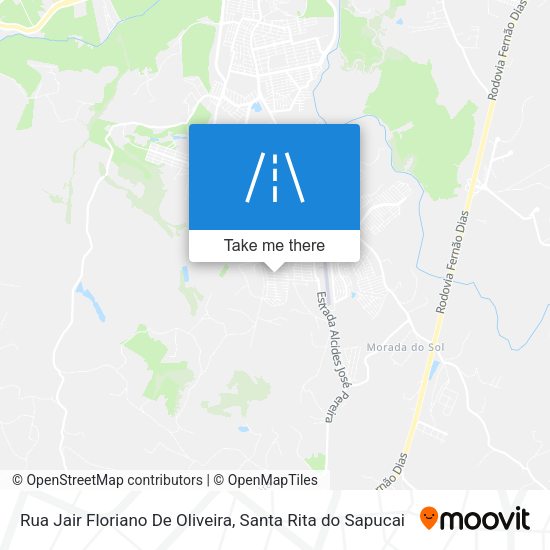 Rua Jair Floriano De Oliveira map