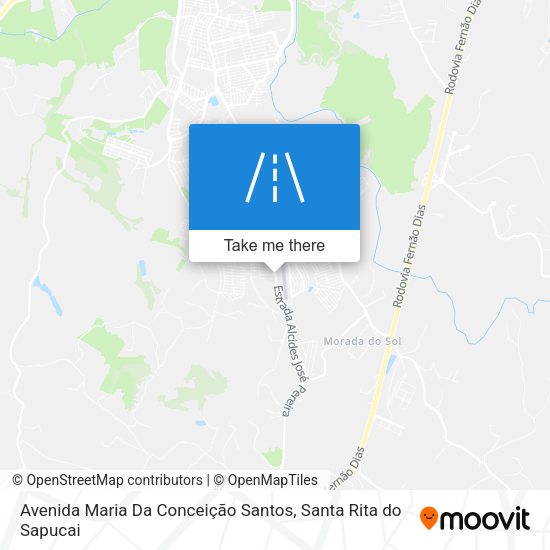 Avenida Maria Da Conceição Santos map