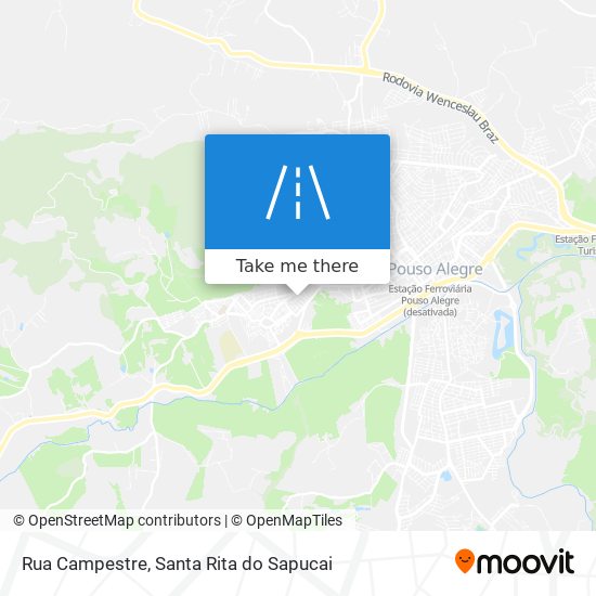 Rua Campestre map