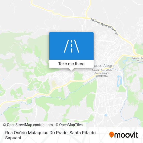 Rua Osório Malaquias Do Prado map
