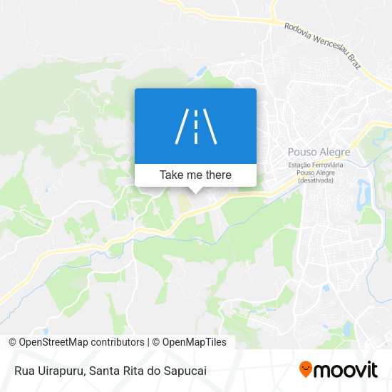 Rua Uirapuru map