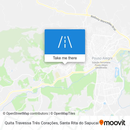 Quita Travessa Três Corações map